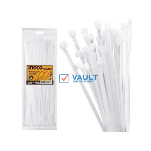 INGCO Cable Ties – White