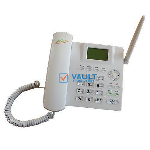 SQ Mobile LS-930 Dual Sim Gsm Desktop Phone - White