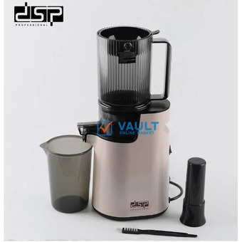 Dsp Commercial Professional Big Mouth Cold Press Juicer Machines Blender, Orange Citrus Fruit Vegetable Juice Hydraulic Slow Masticating Juicer Extractor Self Feeding for Batch Juicing, BPA Free For C