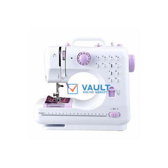 Domestic Repair Superjunter Portable Electric Mini Sewing Machine Speed Adjustable Replaceable Foot With Pedal LED Light Crafting Mending Machine 12 Built-in Stitch Patterns Easy to Use For Beginners 