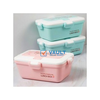 Kid's Food Carrier Storage Lunch Box Container- Multi-colors.
