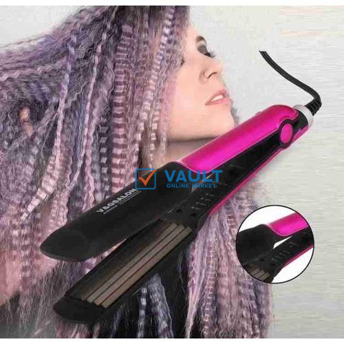 Electric Hair Straightener Iron-Black
