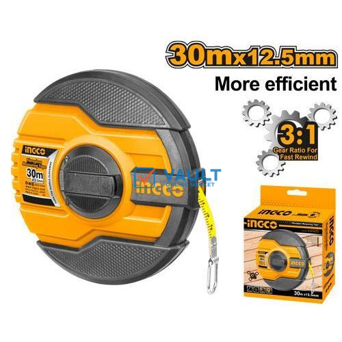 INGCO Fibreglass Measuring Tape - Orange