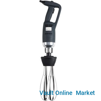 Lacor Brick Whisk Brisk Professional Hand Blender Mixer Interchangeable Arms, Variable Speed (4000-16000rpm, Ergonomic Handle Stainless Steel- Multicolor