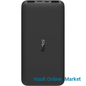 Redmi Lithiumpolymer 10000 Mah Fast Charging Slim Power Bank (Black, 10W Fast Charging, Dual Ports