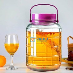 Bon Appetit 5L Air Tight Glass Jar Container For Kitchen Pantry