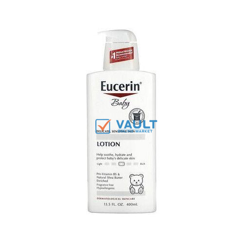 Eucerin Baby Body Lotion, Fragrance Free Baby Lotion, Pump Bottle,