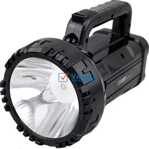Dp Rechargeable Flashlight Torch Led Light 75W Portable Rechargeable Torch LED Light - Black