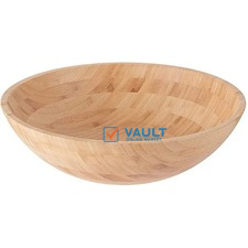 Bamboo 25Cm Bamboo Fruit Salad Serving Bowl Dish