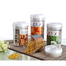 Easy Lock Round Airtight Kitchen Storage Containers