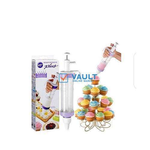 None Dessert Decorator Plus Cake Decorating/Icing Tool Set Multi Color