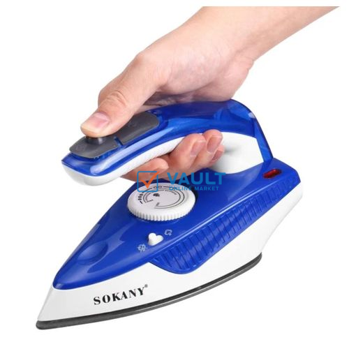 Sokany Travel Steam Flat Iron- Blue, White