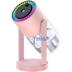 Portable Usb Home Car Ultrasonic Mist Maker Humidifier With 7Colors Projection Led Romantic Starry Lights Sky Lamp Humidifier Oil Diffuser Compact Design Aromatherapy Function- Multicolor
