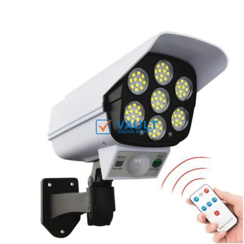 Remote Control Solar Stimulation Sensor Flood Light- White