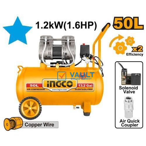 INGCO ACS112501 Air Compressor - Orange
