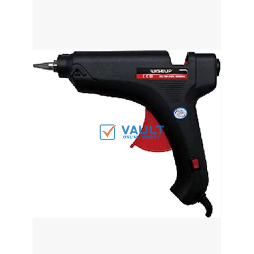 WISEUP Hot Glue Gun 100 Watts - Black.