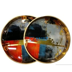 Round Shape Multi- Design Table Tray