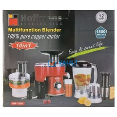 Hoffmans 10 In1 Juicer Blender Extractor Mincer Food Processo