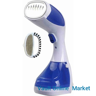 Difei Portable Garment Steamer iron 200ml 25sec Steamer 12 min cinsistent steam Anti Calc System, Fabric Lint Remover and Universal Bottle Adaptor For Wrinkle Free & Santized Garment -Multicolor