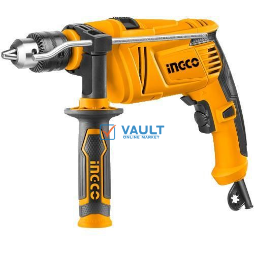 INGCO Impact Drill, Voltage: 220-240V~50/60Hz - Orange, Black