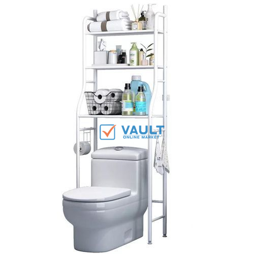 3 Tier Bathroom Rack, Storage, White