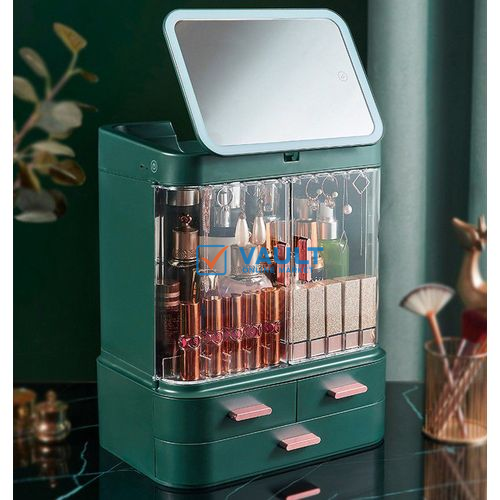 Makeup Box, Jewelry Box, Green