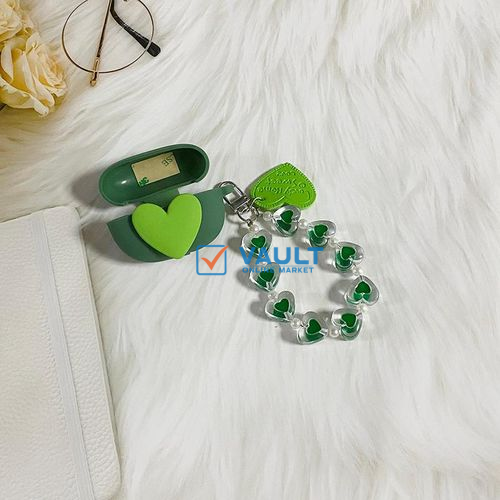 For Anker Soundcore R100 Case Cute Love Earphone Silicone Cover With Wristchain Lanyard Case Hearphone Box Fundas