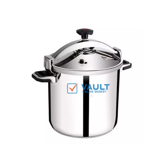 HTH 40L HTH Pressure Cooker Saucepan - Silver.