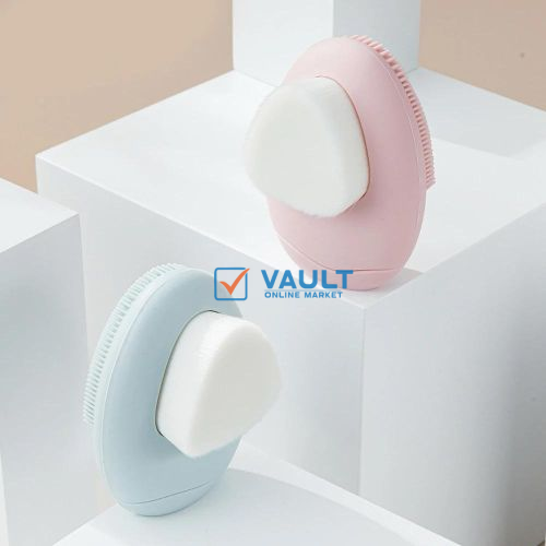 Facial Exfoliating Silicone Brush, Pad, Multicolor