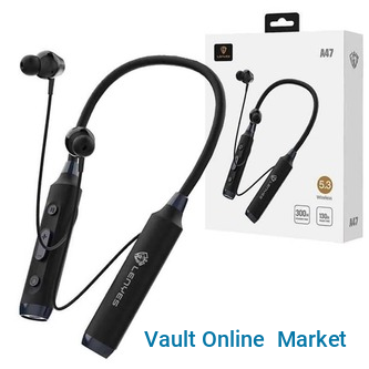 Bluetooth Wireless Earphone Headset Neckband With Long Lasting Playtime 60 Hrs, Smart Voice Assistant, Dual Pairing, Fast Charge, Sweat & Splash Proof, Best for Gaming, Running, Workout