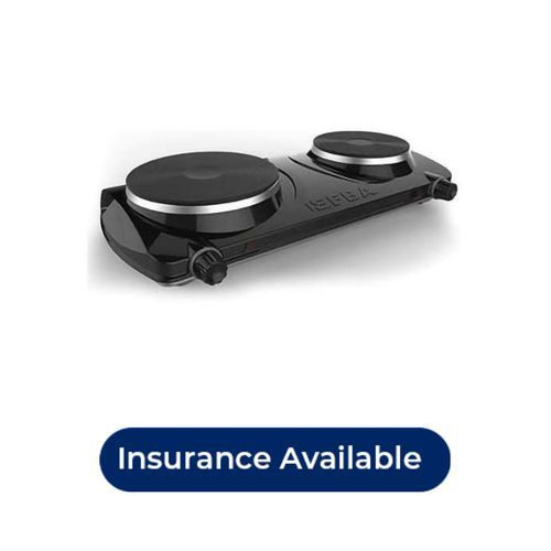 Portable Electric Stove Double Burner 2500W Hot Plate Coil(Black)