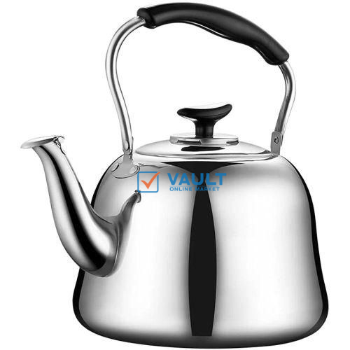 Stainless Steel Whistling Kettle - Silver