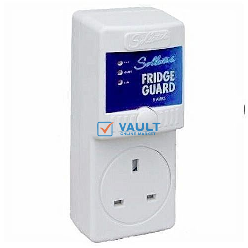 Bundle 13A Fridge Guard And 4 Hole Extension Cable - White