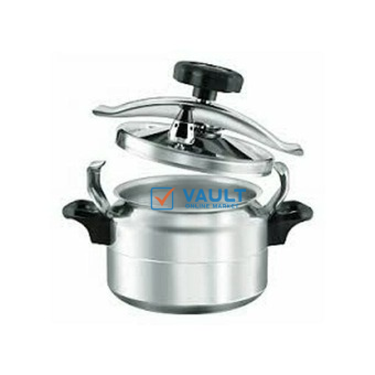 Regina 15L Stainless Steel Pressure Cooker Saucepan Pot- Silver.