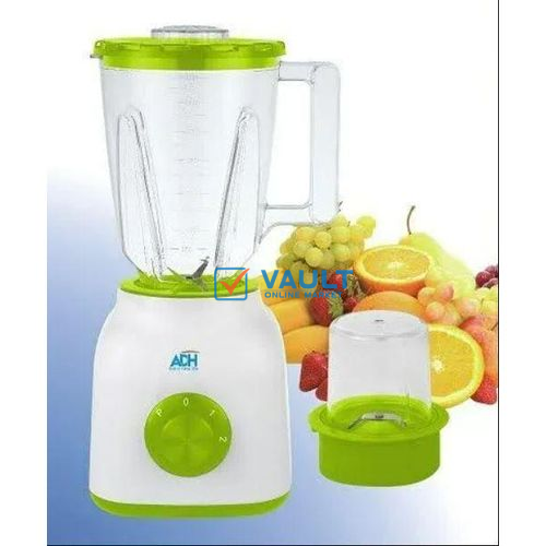 ADH 1.5 Litres 2 In 1 Unbreakable Jar Blender ACB -737(23C) - White&Green