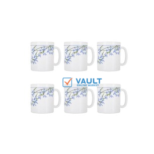 Luminarc 6 Pieces Of Luminarc Tea Coffee Mug Cups-Blue.