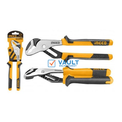 INGCO 255Mm(10" Inch) Rubber Grip Scissors Stainless Steel Long Blade - Orange