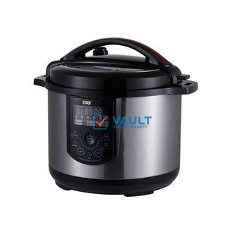 Winningstar 10L Multi-function Rice Electric Pressure Cooker With IMD Touch Panel, Silver.
