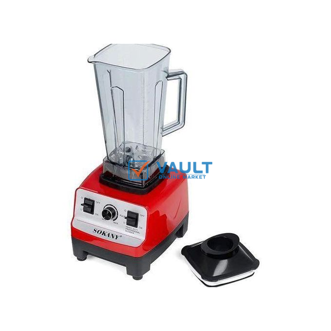 Sokany Commercial Blender Multi-Purpose For Heavy Duty Work - Red/White