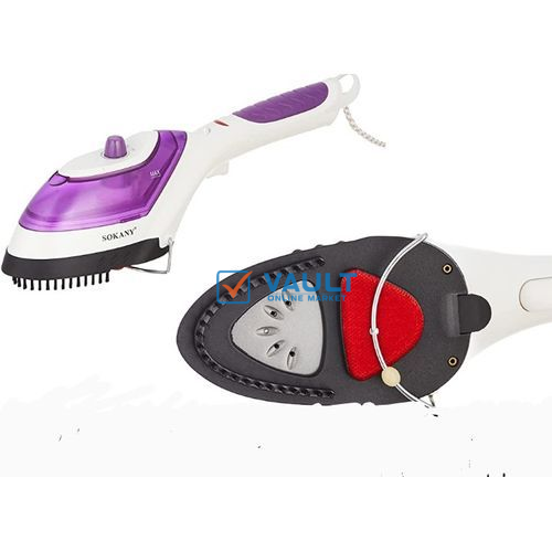 Sokany Handheld Garment Steamer - Purple, White