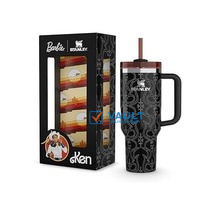 Stanley X Barbie '60s Twist 'N Turn 40 Oz Quencher Stainless Steel Double Drink Vacuum Cup