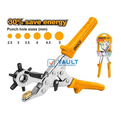 INGCO Hd Cr.V Water Pump Plier, Black, Polished