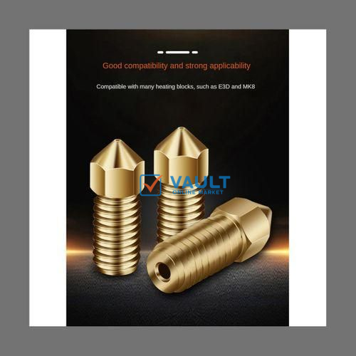 1Pcs Brass Nozzle for ED3 MK8 Heating Blocks for Ankerma