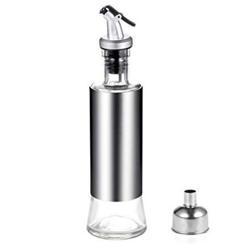 600ml Glass Vinegar Cooking Oil Dispenser Sauce Sprayer Bottle -Colourless.