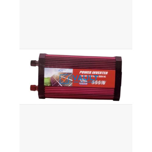 ADH 600watts Solar Inverter That Converts 12V DC Battery Power To 220V AC - Red/Maroon