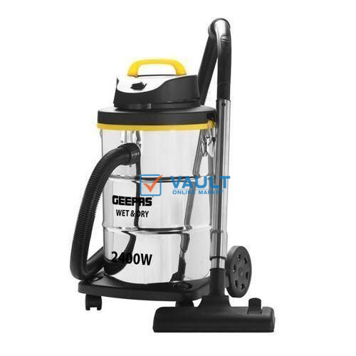Geepas 2-In-1 Blow And Wet And Dry Vacuum Cleaner Powerful Copper Motor 23L Capacity Stainless Steel Drum Tank DUSt Full Indicator -Multicolor
