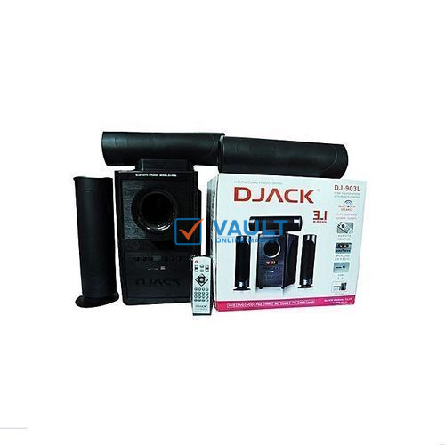 Djack Bluetooth Home Theatre Multimedia Speaker System With FM Radio - Black