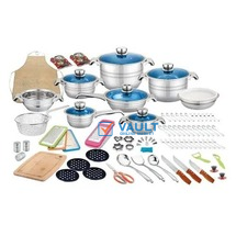 87 Pieces of Home Cooktops Saucepans Skillets