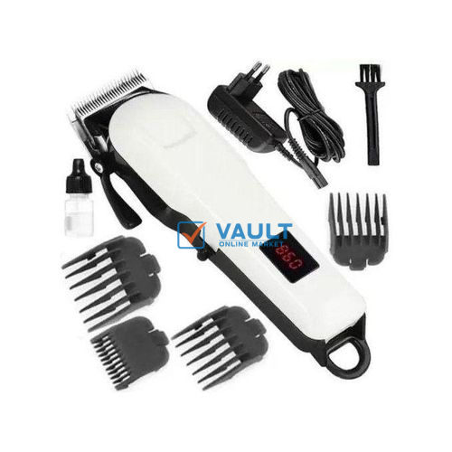 Other Saloon Hair Trimmer Rechargeable Shaving Clipper Beard Shaver With Over 3 Hours Battery - White,Black