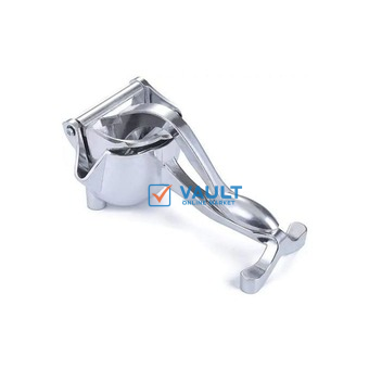 Stainless Steel Lemon Orange Manual Fruit Press Squeezer Juicer Extractor, Silver.